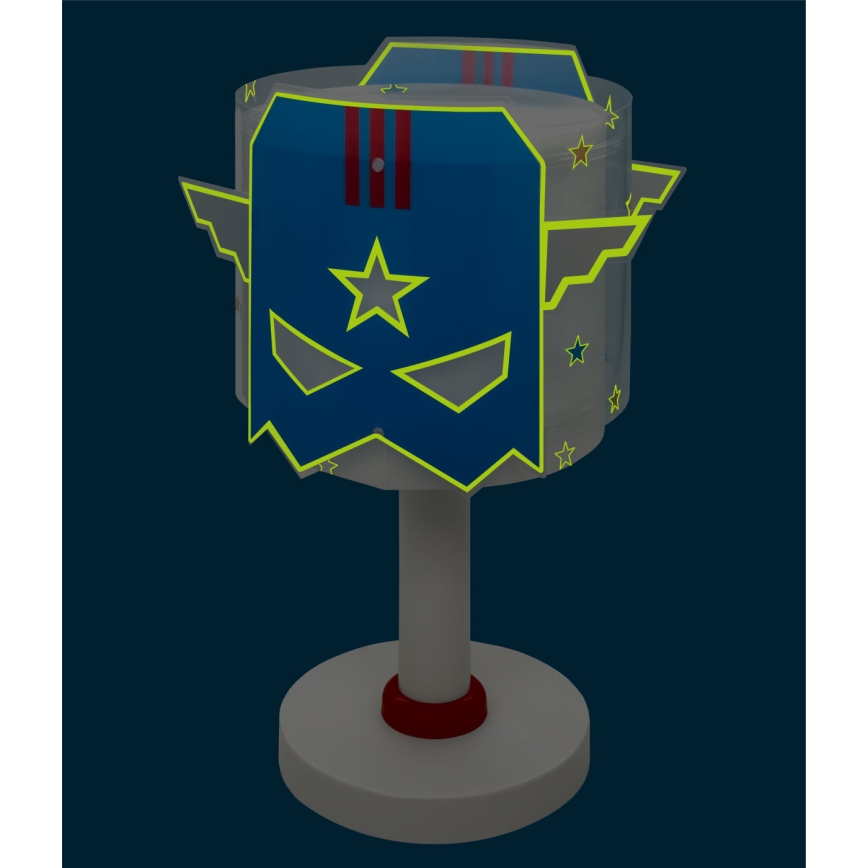 Dalber 61811N - LED bērnu lampiņa BLUE HERO 1xG4/4W/230V balta/zila