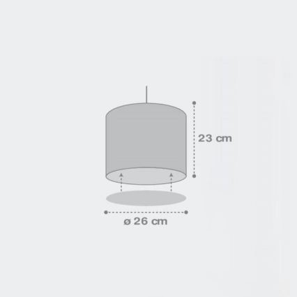 Dalber 62012S - Bērnu lustra SWEET DREAMS 1xE27/60W/230V