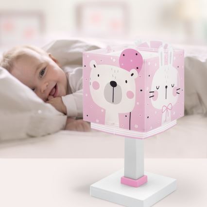 Dalber 63111NS - LED bērnu lampiņa BABY JUNGLE 1xG4/4W/230V rozā