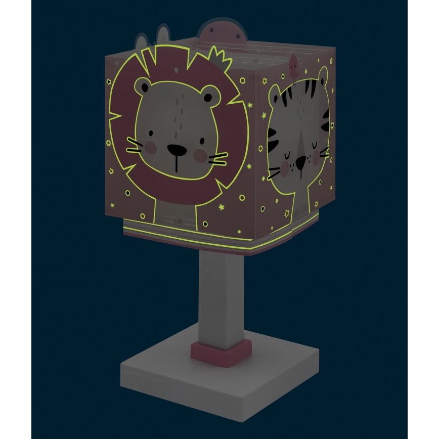 Dalber 63111NS - LED bērnu lampiņa BABY JUNGLE 1xG4/4W/230V rozā