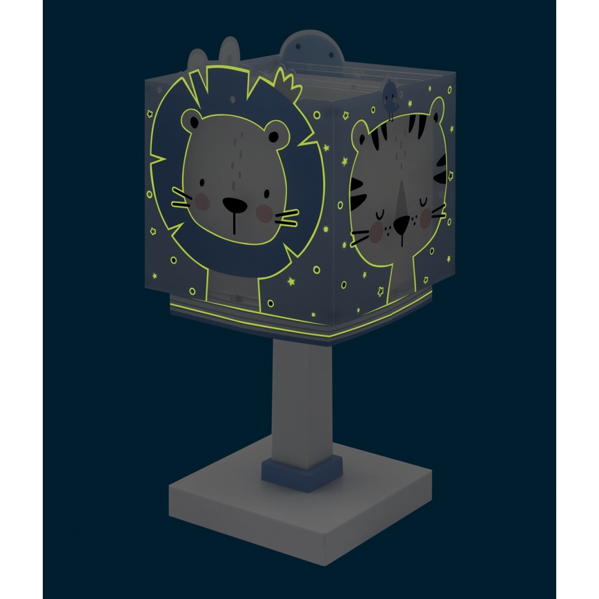 Dalber 63111NT - LED bērnu lampiņa BABY JUNGLE 1xG4/4W/230V zila
