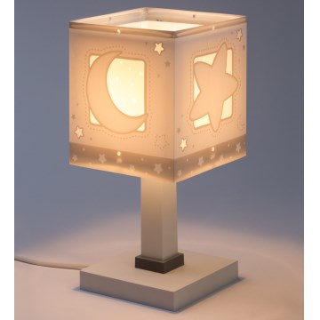 Dalber 63231NE - LED bērnu lampiņa MOONLIGHT 1xG4/4W/230V pelēka