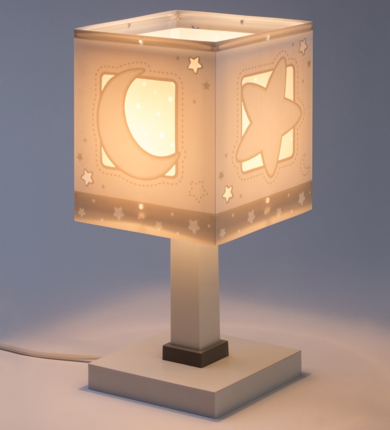 Dalber 63231NE - LED bērnu lampiņa MOONLIGHT 1xG4/4W/230V pelēka
