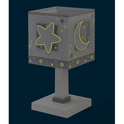 Dalber 63231NE - LED bērnu lampiņa MOONLIGHT 1xG4/4W/230V pelēka