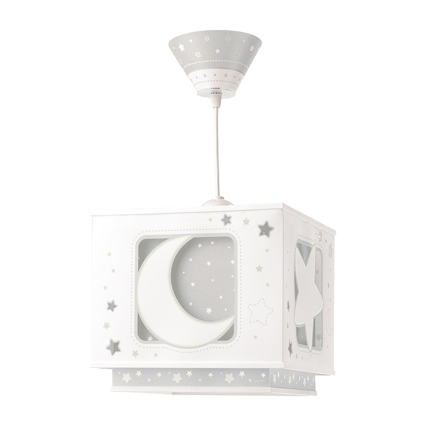 Dalber 63232E - Bērnu lustra MOON LIGHT 1xE27/60W/230V