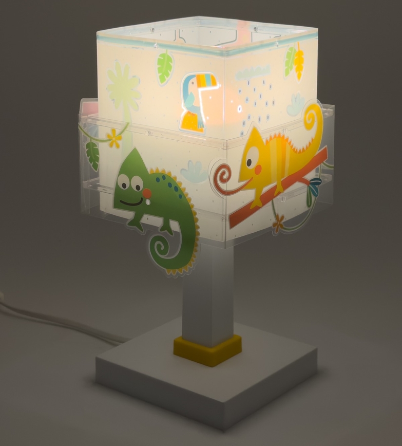 Dalber 63311N - LED bērnu lampiņa HAPPY JUNGLE 1xG4/4W/230V daudzkrāsaina