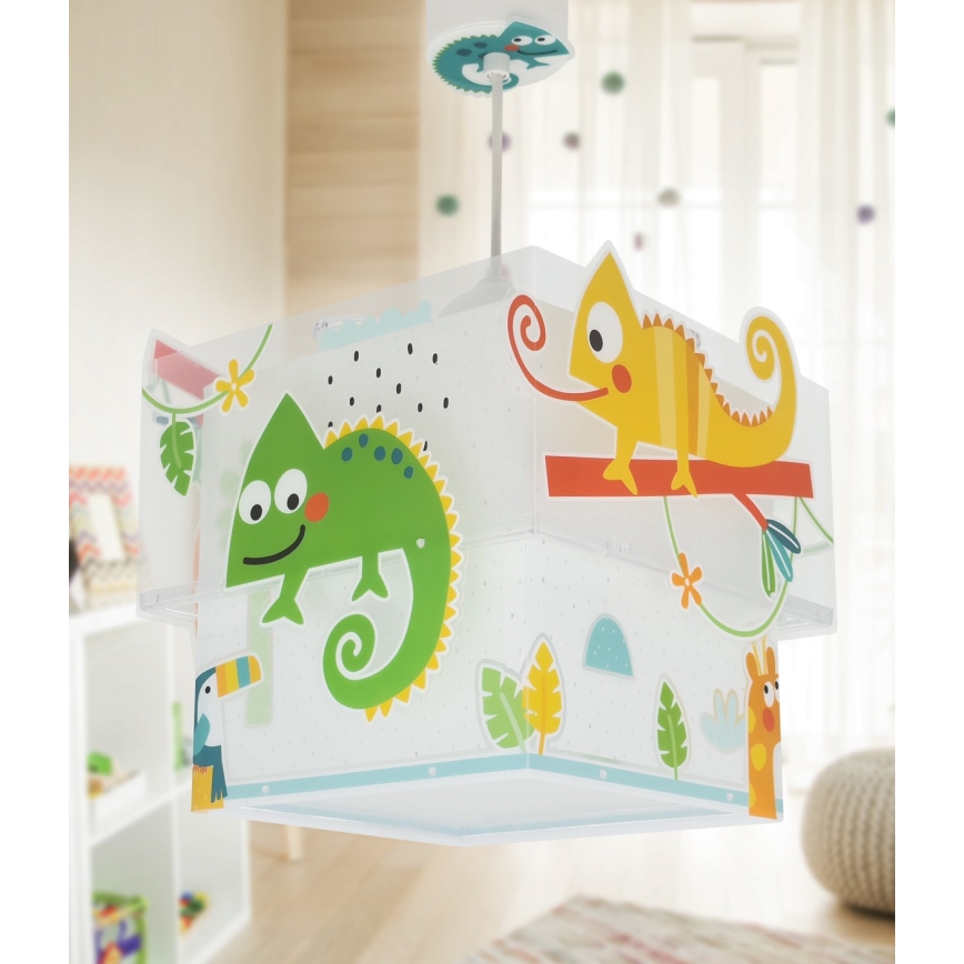 Dalber 63312 - Bērnu lustra HAPPY JUNGLE 1xE27/15W/230V