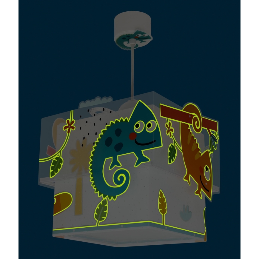 Dalber 63312 - Bērnu lustra HAPPY JUNGLE 1xE27/15W/230V