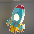 Dalber 63357 - Bērnu lustra ROCKET 1xE27/15W/230V