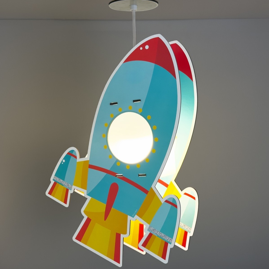 Dalber 63357 - Bērnu lustra ROCKET 1xE27/15W/230V