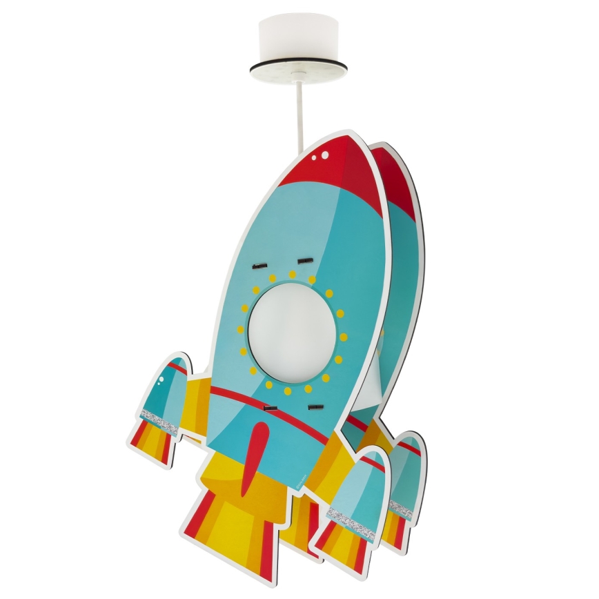 Dalber 63357 - Bērnu lustra ROCKET 1xE27/15W/230V