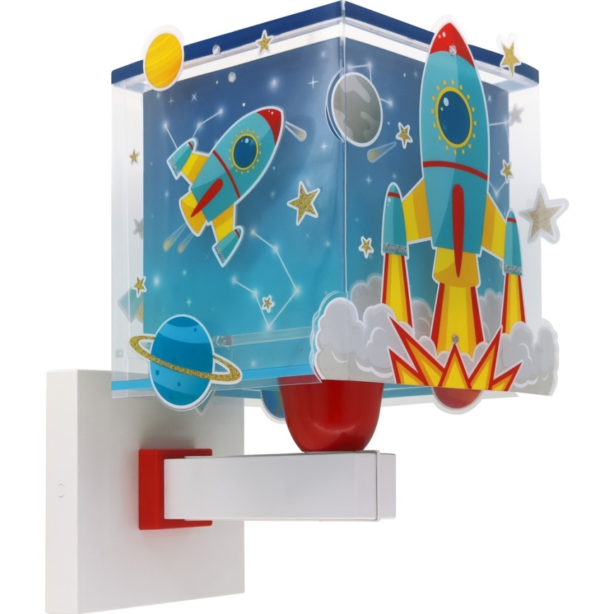 Dalber 63359 - Bērnu sienas lampa ROCKET 1xE27/15W/230V