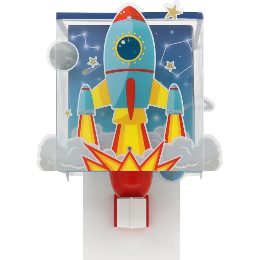 Dalber 63359 - Bērnu sienas lampa ROCKET 1xE27/15W/230V