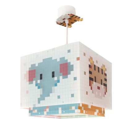Dalber 63372 - Bērnu lustra LITTLE PIXEL 1xE27/15W/230V