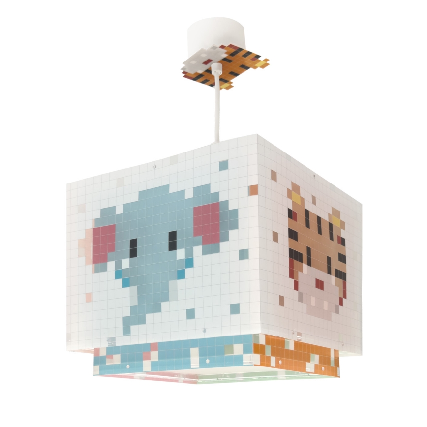 Dalber 63372 - Bērnu lustra LITTLE PIXEL 1xE27/15W/230V