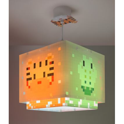 Dalber 63372 - Bērnu lustra LITTLE PIXEL 1xE27/15W/230V