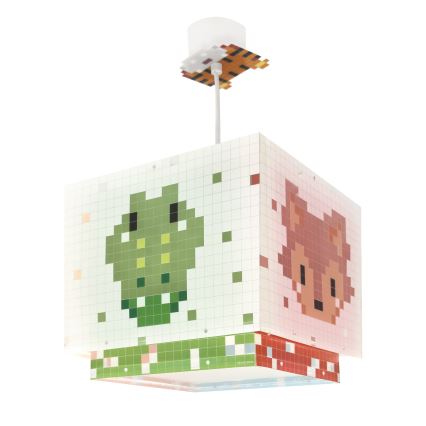 Dalber 63372 - Bērnu lustra LITTLE PIXEL 1xE27/15W/230V