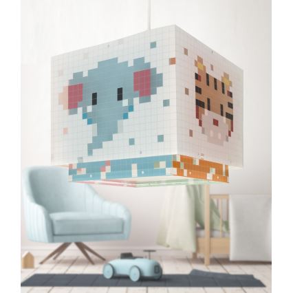 Dalber 63372 - Bērnu lustra LITTLE PIXEL 1xE27/15W/230V