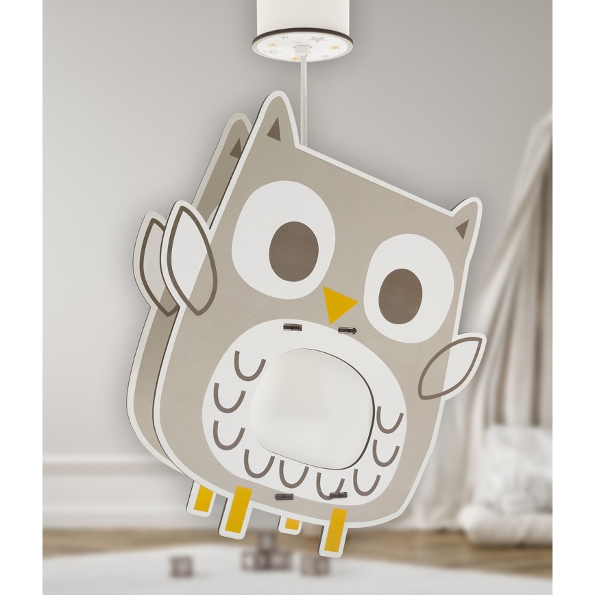 Dalber 63397 - Bērnu lustra OWL 1xE27/15W/230V