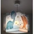 Dalber 63452 - Bērnu griestu lampa BABY DINOS 1xE27/15W/230V daudzkrāsaina
