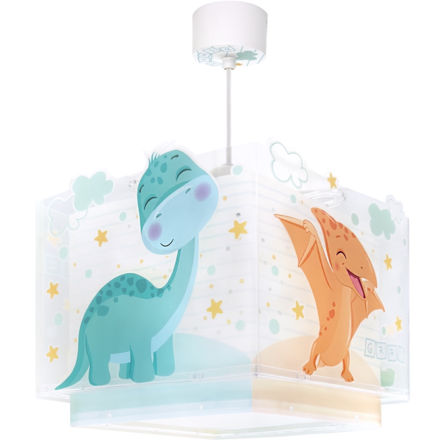 Dalber 63452 - Bērnu griestu lampa BABY DINOS 1xE27/15W/230V daudzkrāsaina