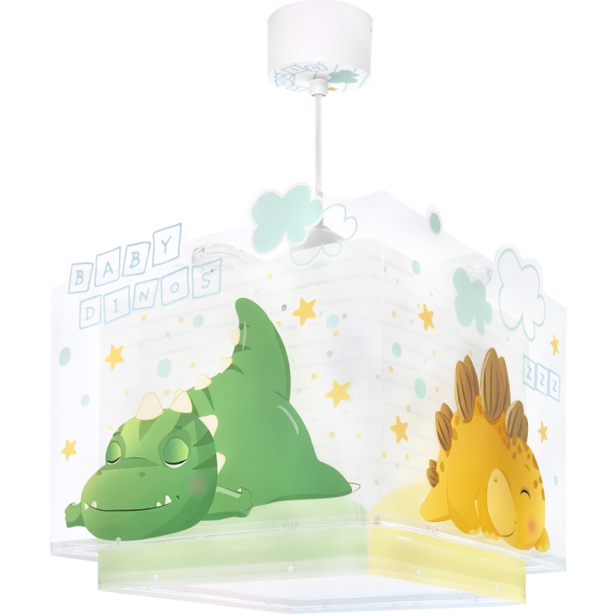 Dalber 63452 - Bērnu griestu lampa BABY DINOS 1xE27/15W/230V daudzkrāsaina