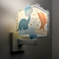 Dalber 63459 - Bērnu sienas lampa BABY DINOS 1xE27/15W/230V daudzkrāsaina