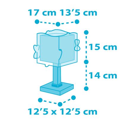 Dalber 63471 - Bērnu lampa BABY SHARK 1xE14/60W/230V