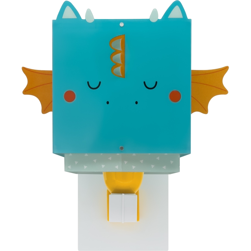 Dalber 64389 - Bērnu sienas lampa LITTLE DRAGON 1xE27/15W/230V