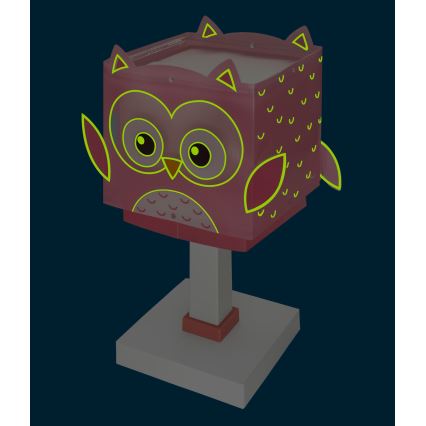 Dalber 64481N - LED bērnu lampiņa LITTLE OWL 1xG4/4W/230V rozā