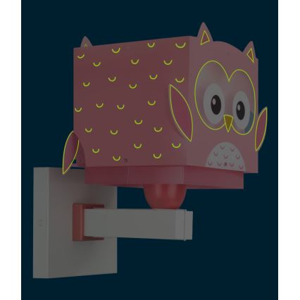 Dalber 64489 - Bērnu sienas gaismeklis LITTLE FRIENDS 1xE27/15W/230V