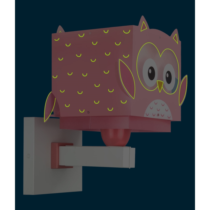 Dalber 64489 - Bērnu sienas gaismeklis LITTLE FRIENDS 1xE27/15W/230V