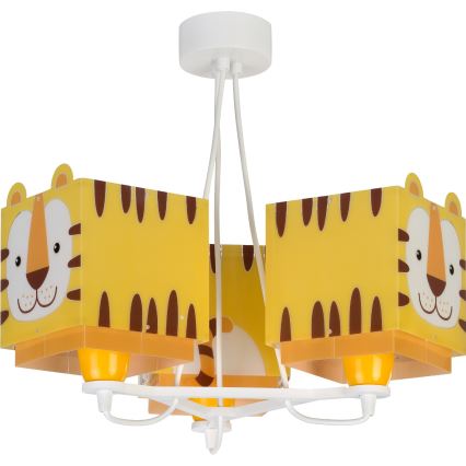 Dalber 64567 - Bērnu lustra LITTLE TIGER 3xE27/60W/230V