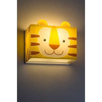 Dalber 64568 - Bērnu sienas gaismeklis LITTLE TIGER 1xE27/60W/230V