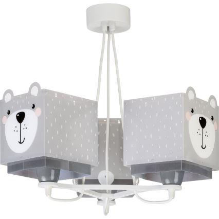 Dalber 64577 - Bērnu lustra LITTLE TEDDY 3xE27/60W/230V