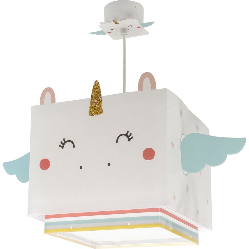 Dalber 64592 - Bērnu lustra LITTLE UNICORN 1xE27/15W/230V