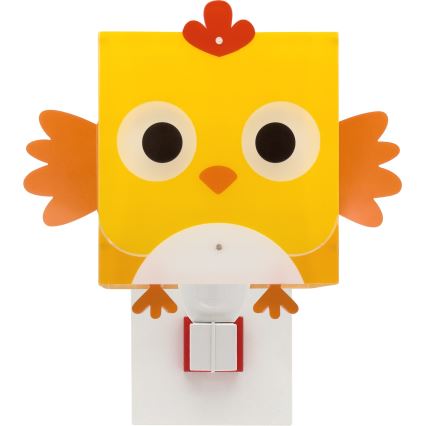 Dalber 64649 - Bērnu sienas lampa LITTLE CHICKEN 1xE27/15W/230V