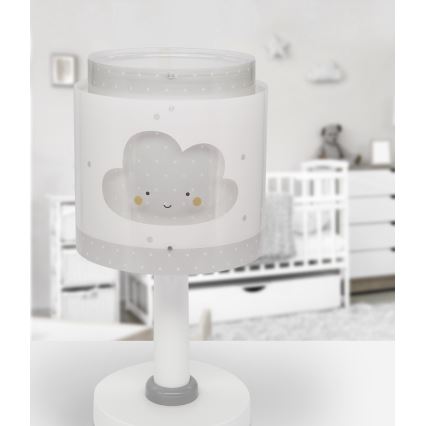 Dalber 76011E - Bērnu lampiņa BABY DREAMS 1xE14/8W/230V pelēka