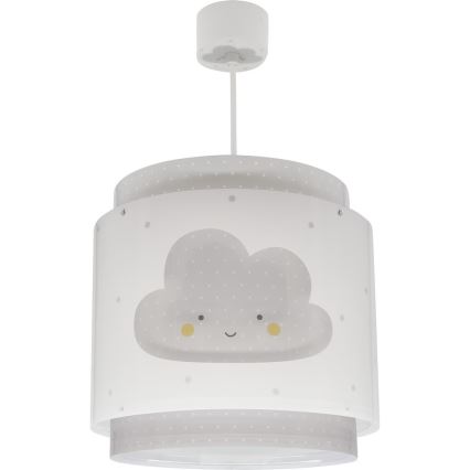 Dalber 76012E - Bērnu lustra BABY DREAMS 1xE27/15W/230V pelēka