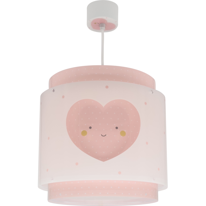 Dalber 76012S - Bērnu lustra BABY DREAMS 1xE27/15W/230V rozā