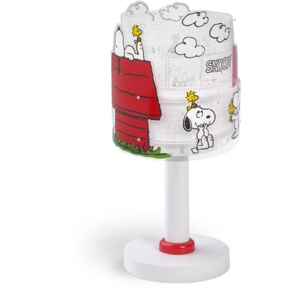 Dalber 76301 - LED bērnu lampiņa SNOOPY 1xG4/4W/230V balta/sarkana