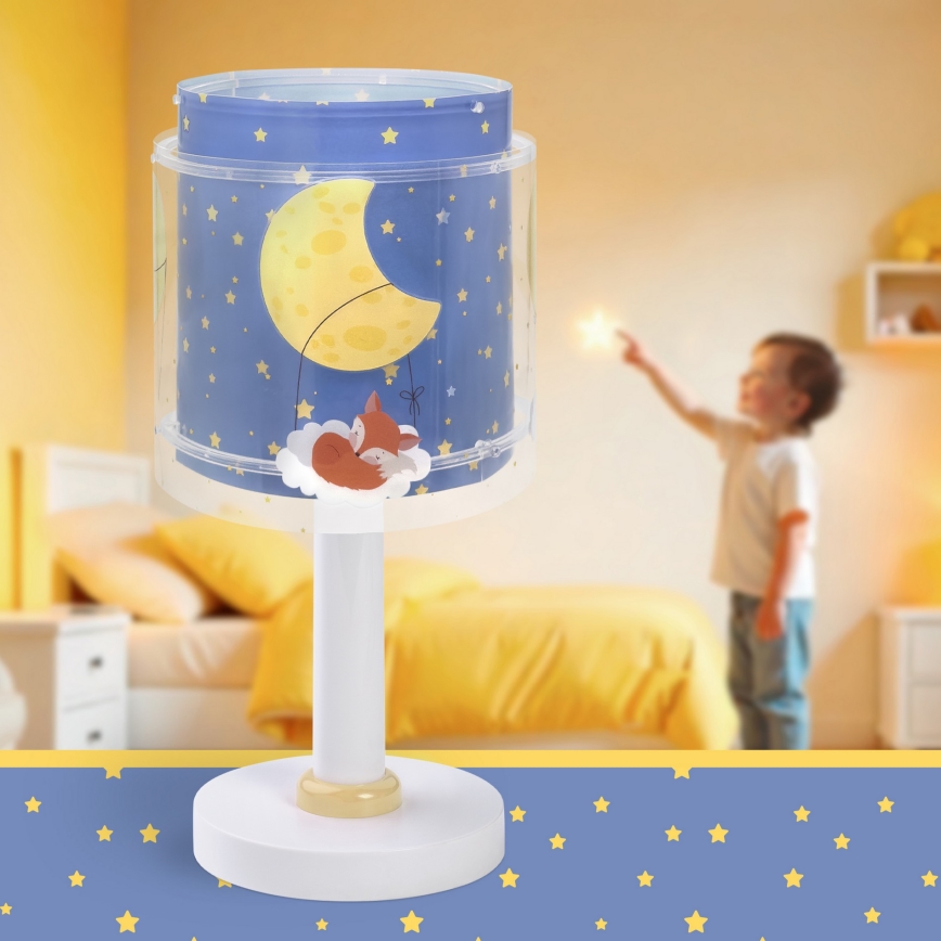 Dalber 76631 - LED bērnu lampiņa MOON DREAMS 1xG4/4W/230V zila