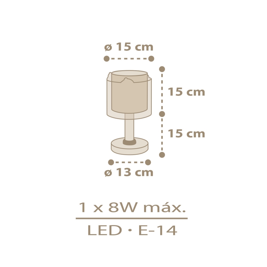 Dalber 76871 - Bērnu lampiņa BABY CHICK 1xE14/8W/230V