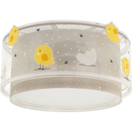 Dalber 76876 - Bērnu griestu lampa BABY CHICK 2xE27/15W/230V