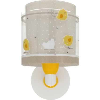 Dalber 76879 - Bērnu sienas lampa BABY CHICK 1xE27/15W/230V