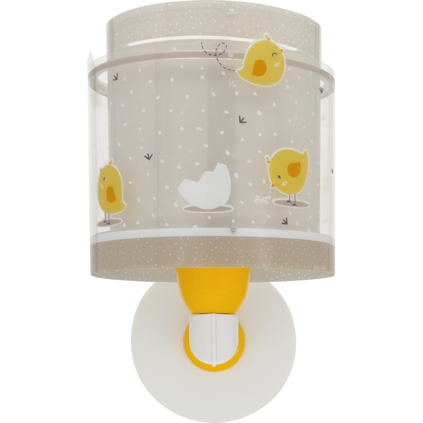 Dalber 76879 - Bērnu sienas lampa BABY CHICK 1xE27/15W/230V