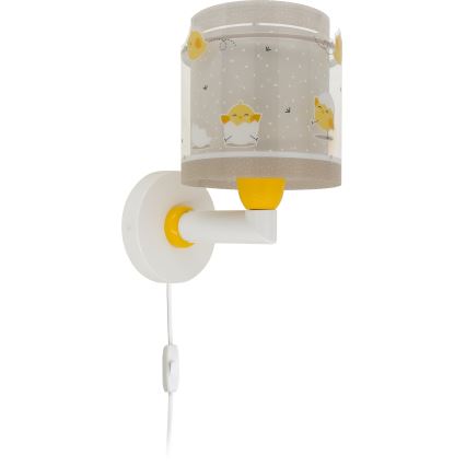 Dalber 76879 - Bērnu sienas lampa BABY CHICK 1xE27/15W/230V