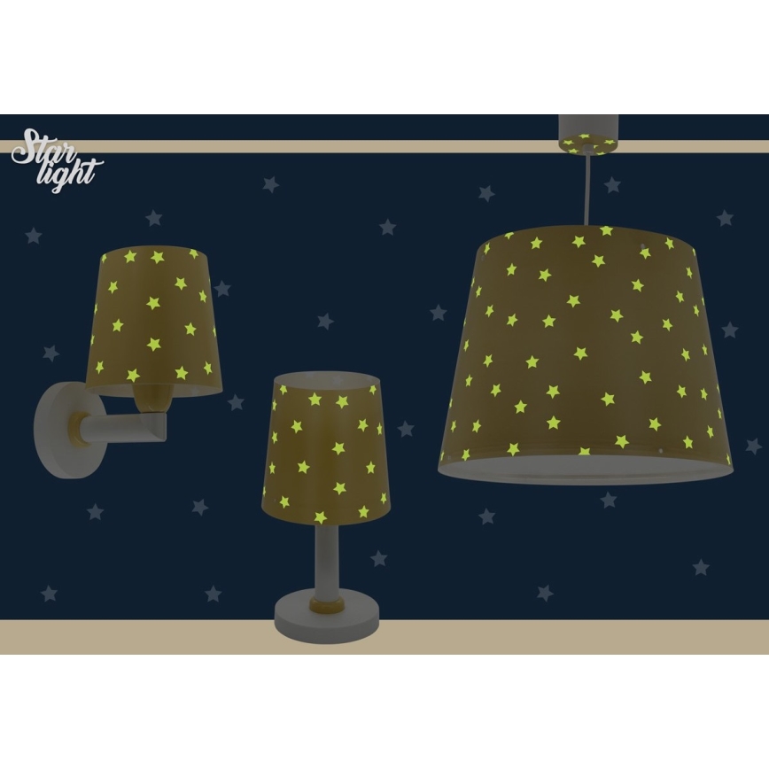 Dalber 82211A - Bērnu lampa STAR LIGHT 1xE14/40W/230V dzeltena