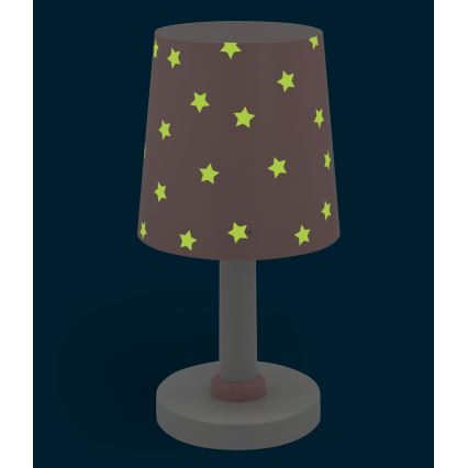 Dalber 82211S - Bērnu lampa STAR LIGHT 1xE14/40W/230V rozā