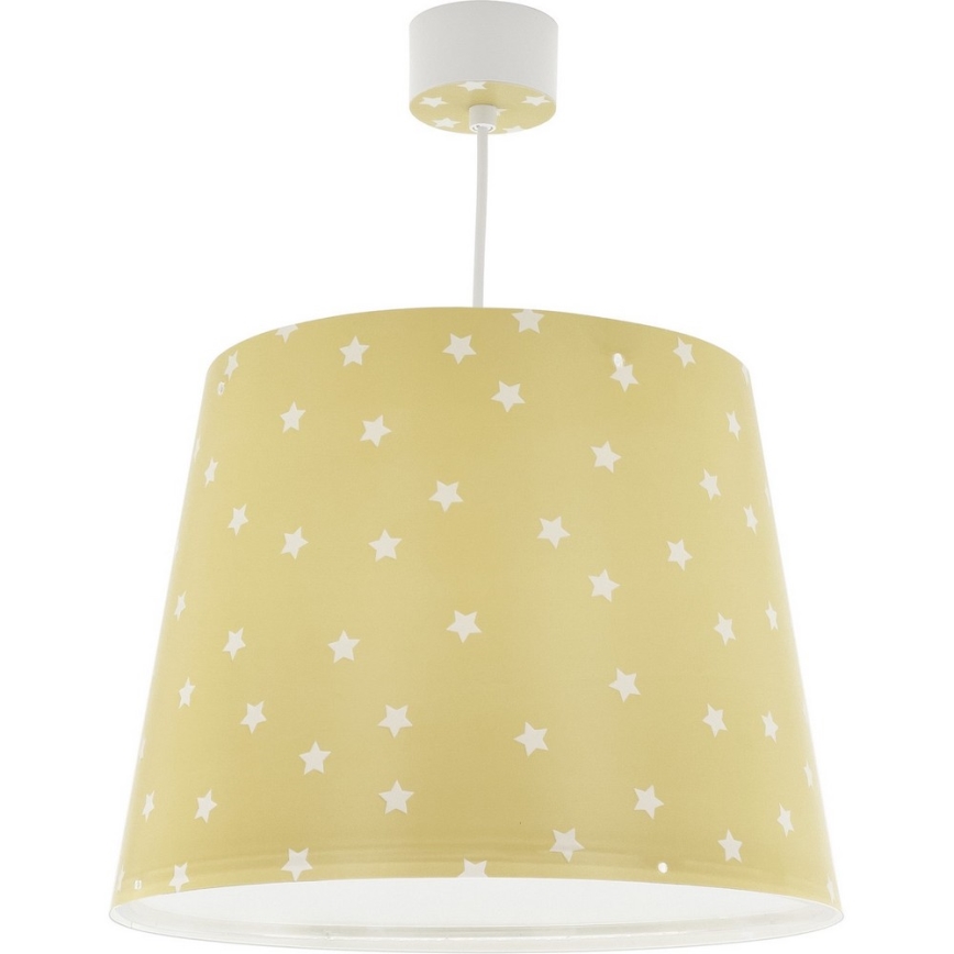 Dalber 82212A - Bērnu lustra STAR LIGHT 1xE27/60W/230V dzeltena